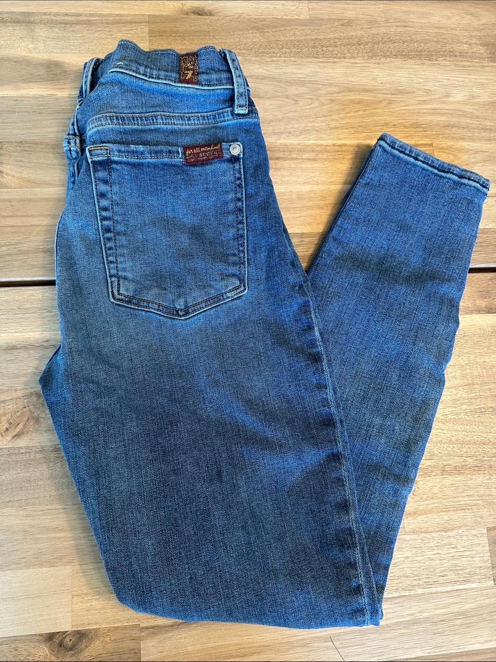 7 for all mankind ankle skinny
